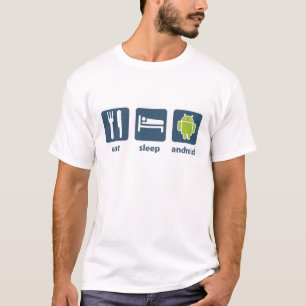 T-shirts Coma o Android do sono