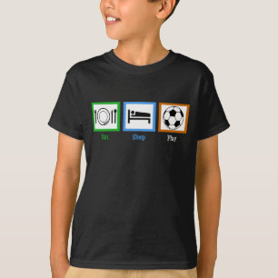 T-shirts Coma o futebol do jogo do sono