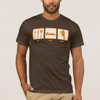 T-shirts Coma o hóquei do sono