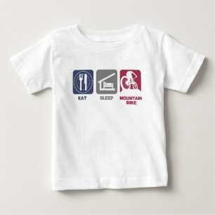 T-shirts Coma o Mountain bike do sono