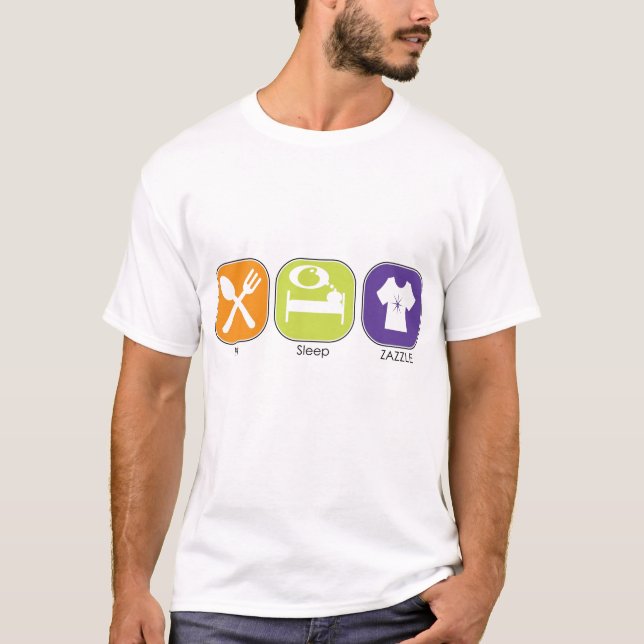 T-shirts Coma o sono Zazzle (Frente)