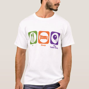 T-shirts Coma o ténis de mesa do jogo do sono