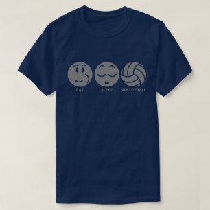 T-shirts Coma o voleibol do sono