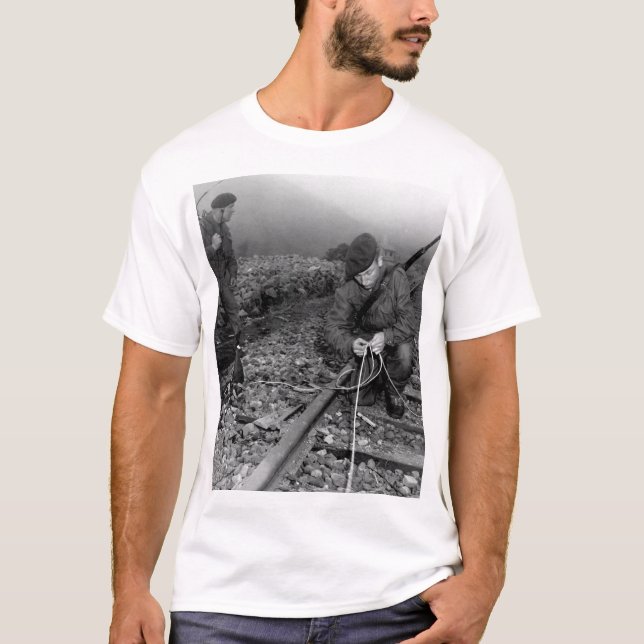 T-shirts Comandos da 41st imagem real de British_War (Frente)