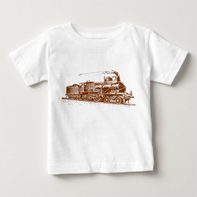 T-shirts Comboio 03 - Castanho-da-Noz (Frente)
