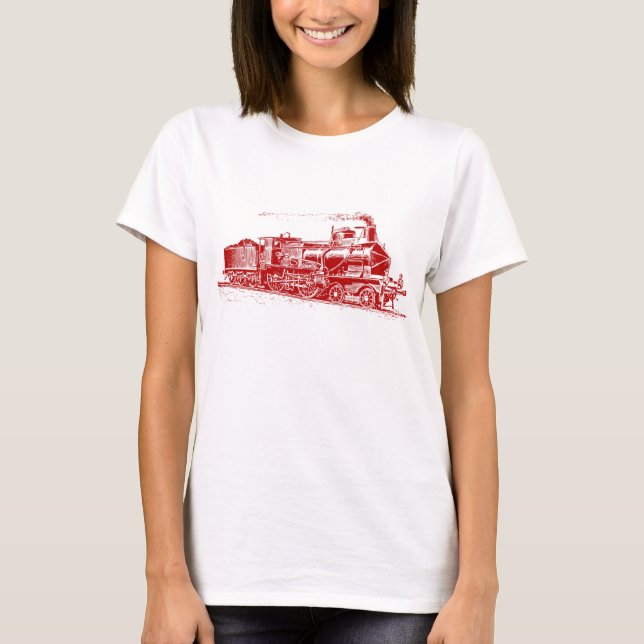 T-shirts Comboio 03 - Ruby Red (Frente)