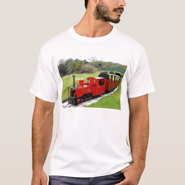T-shirts comboio a vapor Zebedee (Frente)