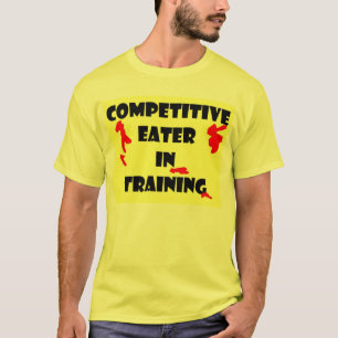 T-shirts Comedor competitivo no treinamento