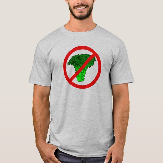 T-shirts Comedor da carne - nenhuns brócolos (Frente)