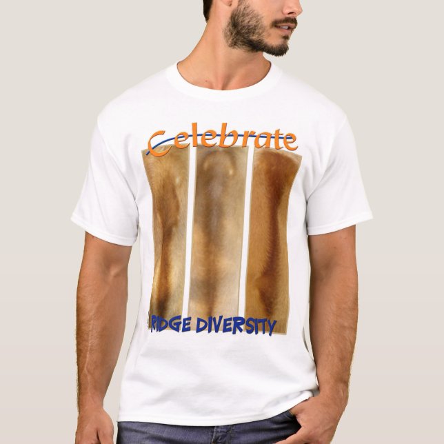 T-shirts Comemore a diversidade de Ridge! (Frente)