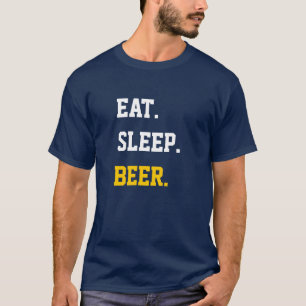 T-shirts Comer Cerveja do Sono
