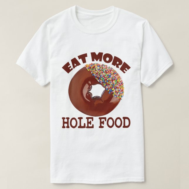 T-shirts Comida do furo (Frente do Design)