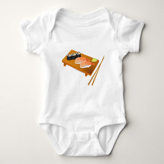T-shirts Comida japonesa bonitinha (Frente)