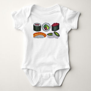 T-shirts Comida Japonesa Sushi California Roll Nigiri Foodi