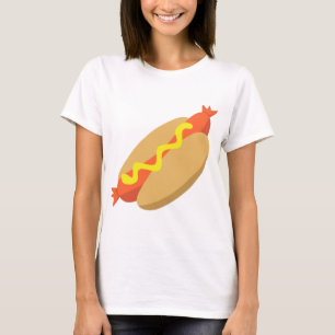 T-shirts Comida saboroso - Hotdog