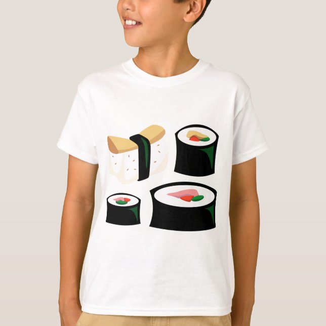 T-shirts Comida saboroso - sushi (Frente)