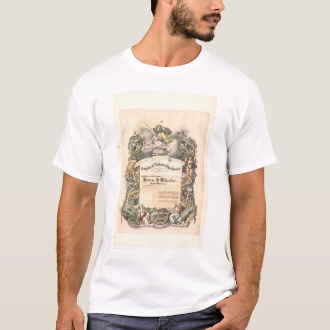 T-shirts Comitê da vigilância de San Francisco (1825A) (Frente)
