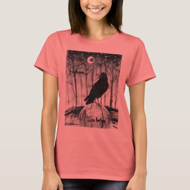 T-shirts "Como acima...tão abaixo" (Frente)