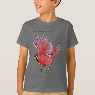 T-shirts Como as aves fazem o cardeal