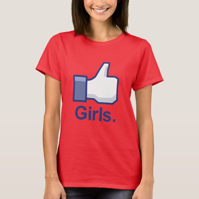 T-shirts Como Garotas (Frente)