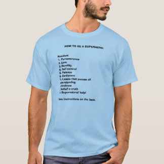 T-SHIRTS COMO SER UM SUPER-HERÓI:
