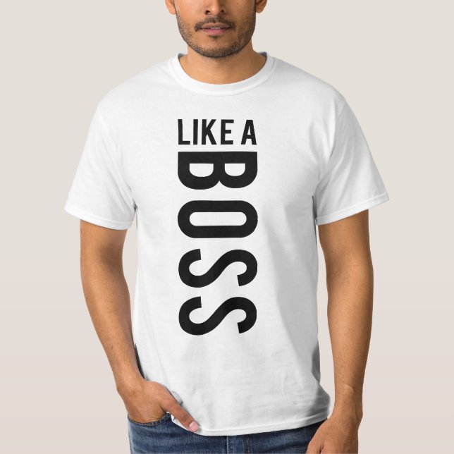 T-shirts COMO um CHEFE (Frente)