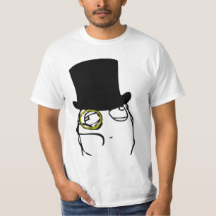 T-shirts Como um senhor Raiva Cara Meme