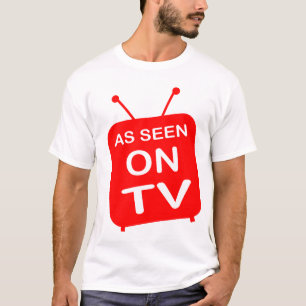 T-shirts Como visto na tevê