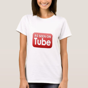 T-shirts Como visto no tubo