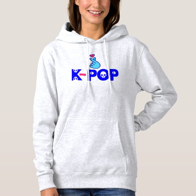 T-shirts Companheiro ♥ eu adoro o KPop Fabuloso Roupa ameri (Frente)
