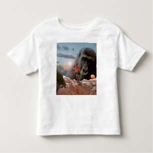 T-shirts Compartilhando Uma Maçã Com Um Gorila,