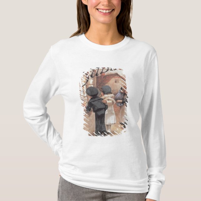 T-shirts Compartimento das "bolhas" da propaganda de poster (Frente)