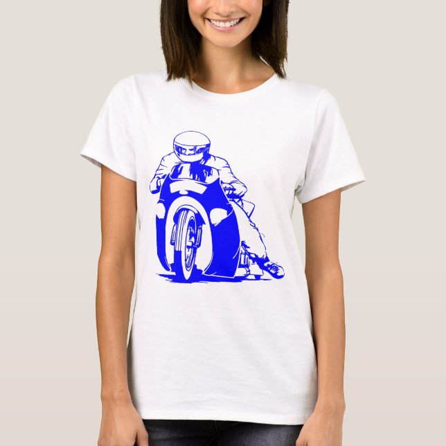 T-shirts Competência do arrasto da motocicleta (Frente)