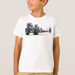 T-shirts Competência do arrasto & vintage Dragsters