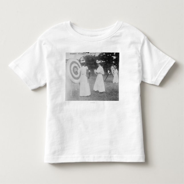 T-shirts Competiam do tiro ao arco em Boston, fotografia (Frente)