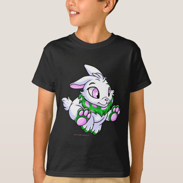 T-shirts Competindo Cybunny verde (Frente)