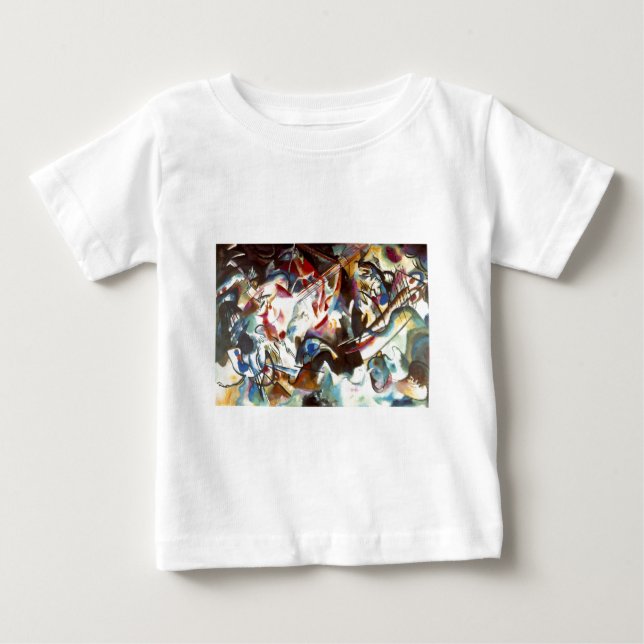 T-shirts Composição Abstrata VI de Kandinsky (Frente)