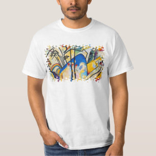 T-shirts Composição Quatro de Wassily Kandinsky - Arte Abst