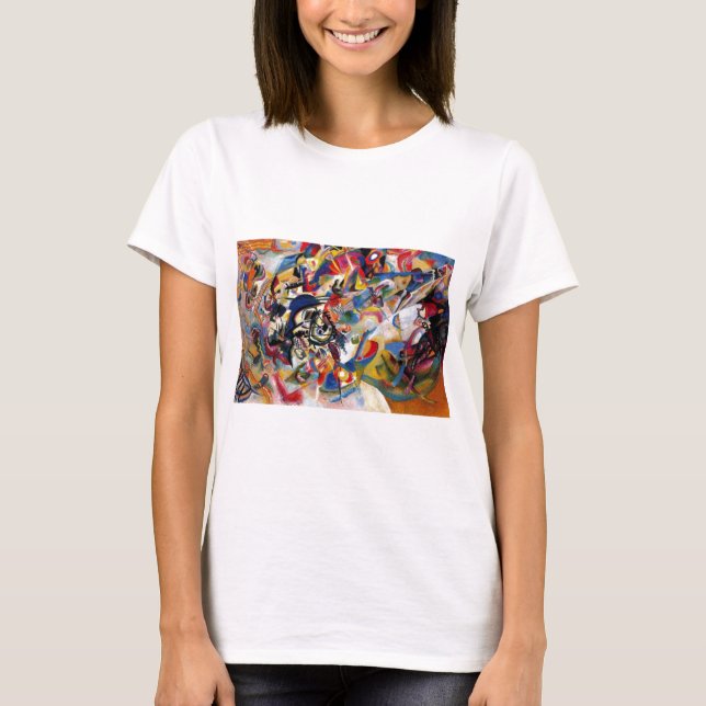 T-shirts Composição VII de Kandinsky (Frente)