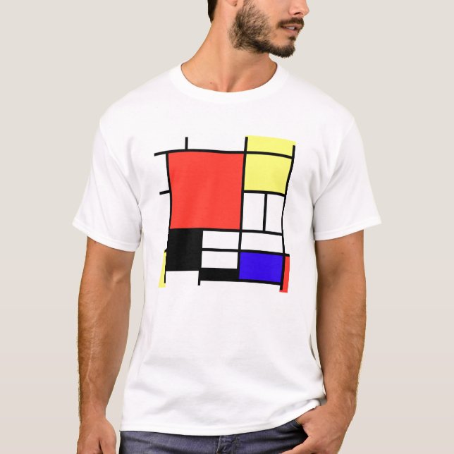 T-shirts Composition , Mondriaan (Frente)