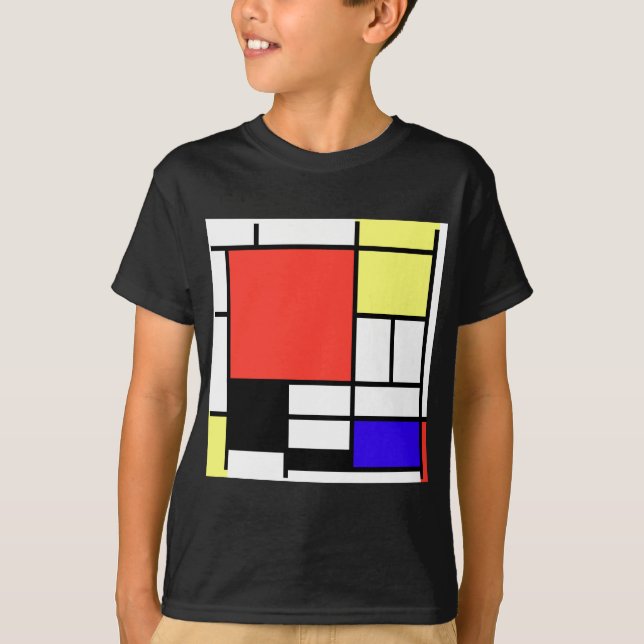 T-shirts Composition , Mondriaan (Frente)