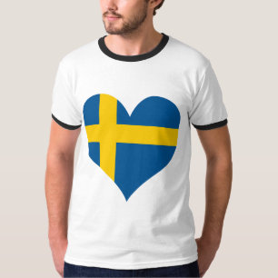 T-shirts Compre a bandeira da suecia