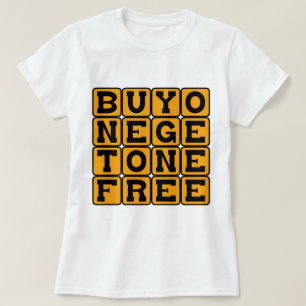 T-shirts Compre Um e Leve Outro Grátis, Grávida de Gêmeos