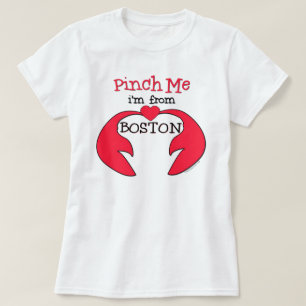 T-shirts Comprima-me que eu sou de Boston