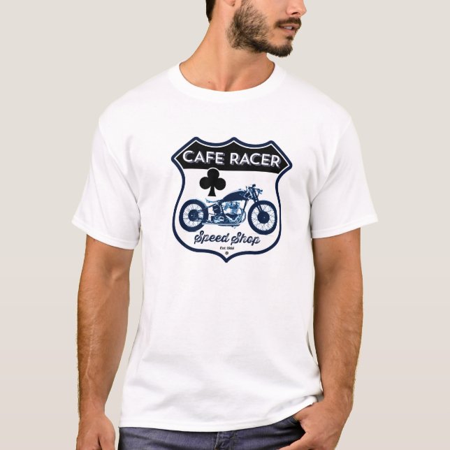 T-shirts Compro de velocidade do Café Racer (Frente)