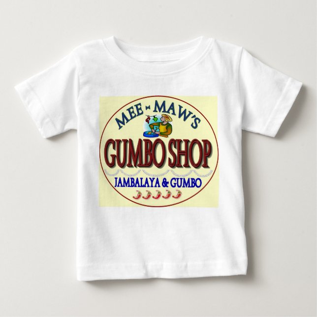 T-shirts Compro Gumbo de Mee Maw (Frente)