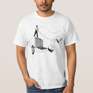 T-shirts Computador da equitação do cabouqueiro &