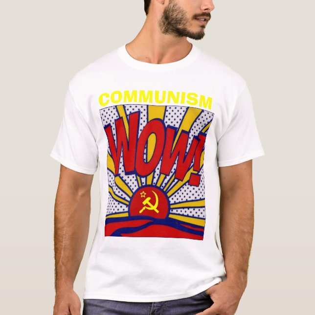 T-shirts Comunismo wow! (Frente)