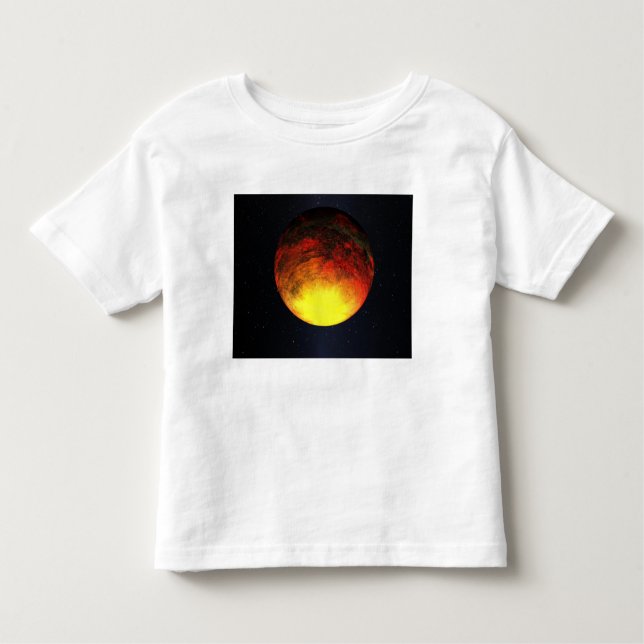 T-shirts Conceito artístico de Kepler-10b (Frente)