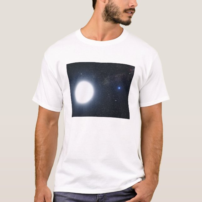 T-shirts Conceito do artista mostrando o sistema de estrela (Frente)